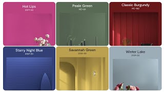 Benjamin Moore interior paint Colors 2025 trending paint colors Best paint color combinations [upl. by Mercie]