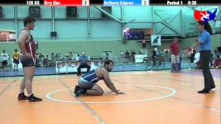 Orry Elor vs Anthony Edgren at 2013 ASICS University Nationals  GR [upl. by Quinlan]