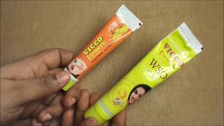 Vicco Turmeric Cream Vs Vicco Turmeric WSO Skin Cream [upl. by Inalaek]