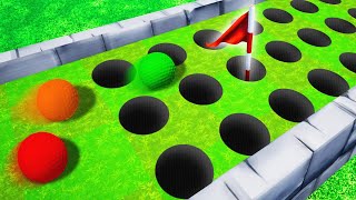 99 IMPOSSIBLE TO HIT THE RIGHT HOLE Golf It [upl. by Assirroc]