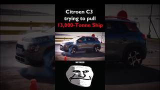 1200 Cc Engine vs 13000 Ton 🔥💀 citroen citroenc3 ytshorts shortfeed shortviral shorts [upl. by Corder]