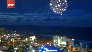 WATCH LIVE Fourth of July fireworks from Jacksonville Beach [upl. by Noraa]