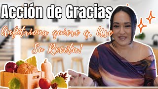 Quiero Q Mis Invitados Hagan mi Recetas para Accion De Gracias [upl. by Lasser]