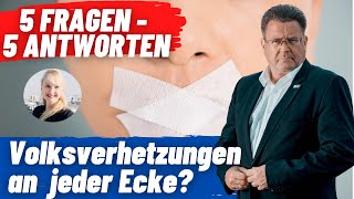 Volksverhetzung nun an jeder Ecke Paragraf undemokratisch ausgedehnt 5 Fragen  5 Antworten [upl. by Ahtiekahs]