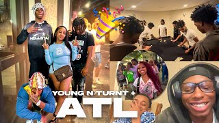 YOUNG N TURNT CAME TO ATL   MUST WATCH [upl. by Oznole923]