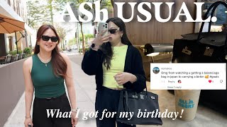 AShUSUAL ARCADE DATE  WHAT I GOT FOR MY BIRTHDAY MY FIRST BIRKIN  ASHLEY SANDRINE [upl. by Euqnimod]