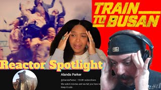 Reactor Spotlight Alanda Parker AlandaParker  Train to Busan Movie Reaction Subscriber Request [upl. by Hadeehsar964]