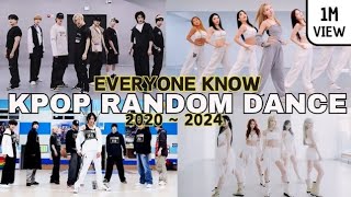 EVERYONE KNOW KPOP RANDOM DANCE MIRRORED  2020  2024 [upl. by Damek]