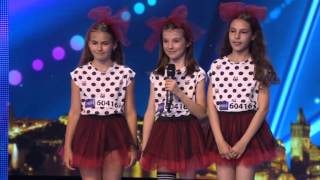 ČESKO SLOVENSKO MÁ TALENT 2015  Trio Adamante [upl. by Ahsiel]