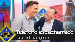 Los Morancos ponen a prueba su nivel de rumano en el teléfono escacharrado  El Hormiguero [upl. by Atronna]