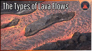 The Types of Lava Flows ‘A‘ā Pāhoehoe and More [upl. by Aholla]