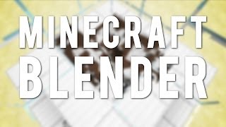 Vanilla Minecraft The Giant Working Blender [upl. by Eenar]