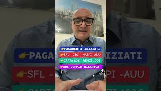 DOPPIA RICARICA 👉Assegno di inclusioneSFLNASPI AUU730 RENZI  CARTA 80€ youtube shorts [upl. by Yuria]