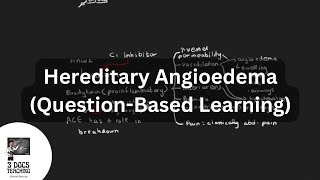 Hereditary Angioedema QuestionBased Learning usmle [upl. by Ruhtracm]