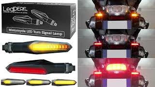 Clignotants dynamiques LED  feux stop pour motos [upl. by Anthe]