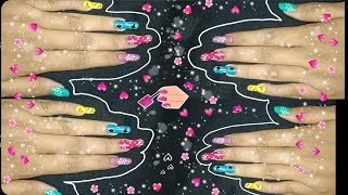 Simple Nail Art Designs At Home  How To Design Nails With Nail Polish At Home  YourFav67 [upl. by Ydnyl102]