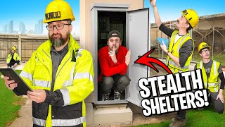 EXTREME STEALTH SHELTERS HIDE amp SEEK [upl. by Yrem]