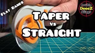 Slingshot Flat Bands Taper Vs Straight [upl. by Ialohcin230]