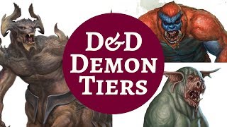 DampD MONSTER RANKINGS  DEMONS pt 1 [upl. by Viridissa626]