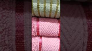 Cotton Bath towels Soft Ring spun fancy design Egyptian cotton textile shorts yarn industry [upl. by Amri]