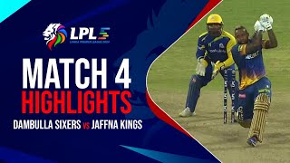 Lanka Premier League Highlights  Jaffna Kings register their first win  LPLOnStar [upl. by Votaw]