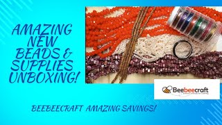 UNBOXING NEW BEADS BEEBEECRAFT COLLABORATION [upl. by Euphemie]