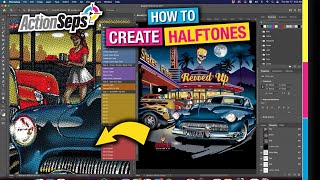 Create Halftones with NO RIP Software in Photoshop Using ActionSeps™ Screen Print Tutorial [upl. by Okimuy]