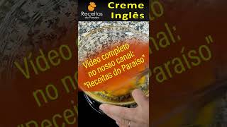 cremeinglês receitasportuguesas receitasdoparaiso confeitaria doces creme culinária shorts [upl. by Veronike]