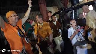 Doing kirtan foreigners in vrindavan iskon temple [upl. by Volotta897]