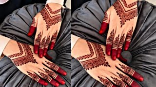 Most Beautiful and easy back hands mehndi designmehndi designs simplemehandi ke designs [upl. by Dugas]