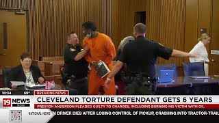 Cleveland defendant spits on prosecutor on way to prison clipped version [upl. by Nyrehtak246]