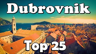 Top 25 places to visit in Dubrovniks old town Croatia [upl. by Geller]