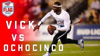 Flag Football Highlights Semifinals Game 2 Ochocinco takes on Michael Vick  NFL [upl. by Athene]