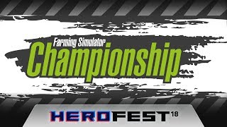 Farming Simulator Championship live at Herofest 18 [upl. by Turino]