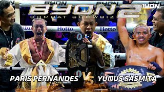 CHAMPION PARIS PERNANDES PARIS VS YUNUS TKO RONDE SATUUU NINA BOBOOO YUNUS [upl. by Ahseek232]