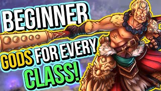 Top 3 BEGINNER GODS For EVERY CLASSROLE In SMITE [upl. by Nosneh5]