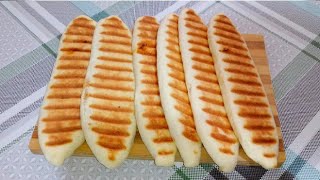 خبز البانيني💯 محشي ناجح جداااا وساهل بدون اي مجهود Recette Pain Panini Maison [upl. by Salokin]