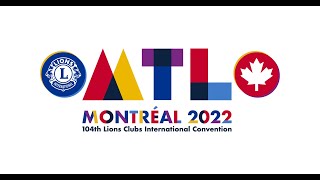 LCICon2022 Lions Get Ready for Montréal  104th Lions Clubs International Convention [upl. by Ramad]