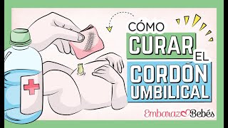 💧⚠️ Cómo CURAR el CORDÓN UMBILICAL  Cuidados del Bebé Recién nacido [upl. by Arutak267]