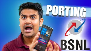 Porting My Jio to BSNL Live  How to Port Sim [upl. by Ekaterina401]