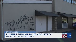 Flower shop vandalized in Bellevue [upl. by Nuawad]