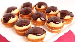 Boston Cream Cupcakes Recipe  Laura Vitale  Laura in the Kitchen Episode 737 [upl. by Elleivad]