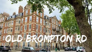 Walking Old Brompton Road  London in 4K [upl. by Gader]