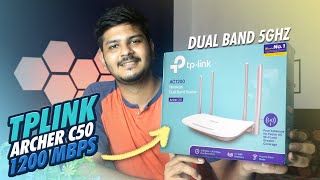 TPLINK ARCHER C50 AC1200 Mbps Router Unboxing and Setup No More Waiting for Downloads [upl. by Ahsitauq885]