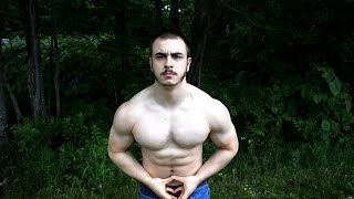 Physique Update 55 180lbs Natural Lighting [upl. by Annwahs]