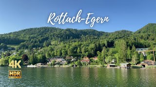 RottachEgern Germany  Evening Summer Walk in Bavarias Lakeside and Alpine Paradise  4K HDR [upl. by Collen724]