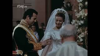 1972 03 20 NODO 1524B Boda de María del Carmen Martínez Bordiú Franco con Alfonso de Borbón [upl. by Ninerb]