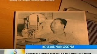 BT Elpidio Quirino nagbigay ng SONA sa radyo [upl. by Acirederf]