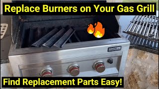 Replace 🔥Burners on Your BBQ Gas Grill ● Find DIY Replacement Parts [upl. by Komarek333]