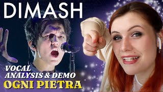 Vocal Coach Reacts to DIMASH  Ogni Pietra Olimpico  Analysis [upl. by Anaidirib]